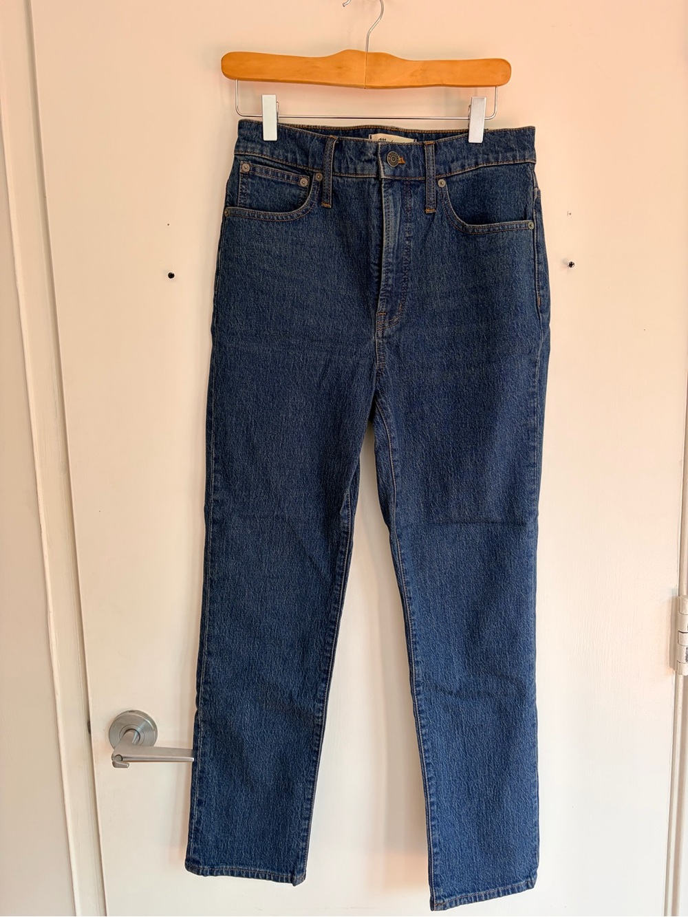 NWT Madewell Dark Blue Perfect Vintage Straight Jean